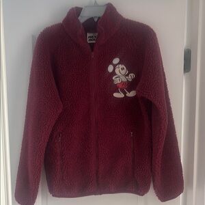 Disney Teddy Jacket with Mickey Mouse Embroidery NWOT